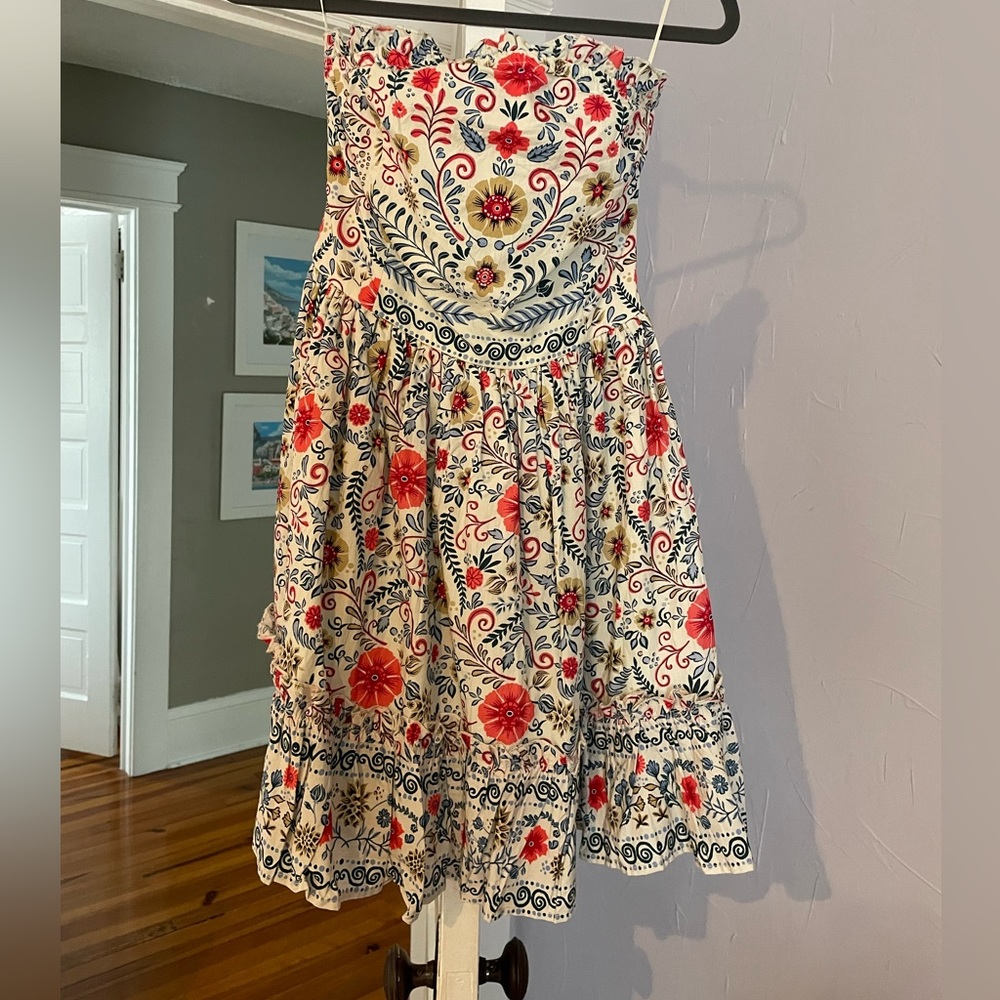 Anthropologie strapless dress NWT. XS